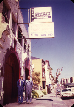 'Rod Motors in San Francisco in 1977